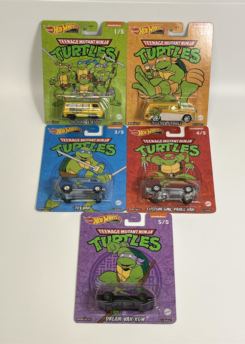 a group of toy cars in packaging