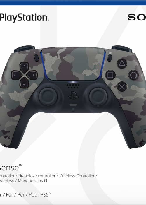 a video game controller with camouflage design