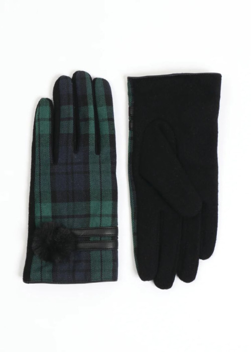 a pair of gloves on a white background