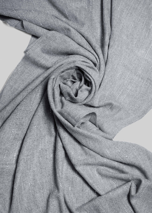 a grey fabric with a swirl