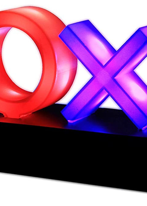 a colorful light up letters