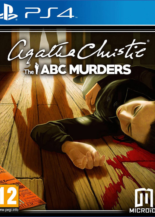 a video game cover with a woman lying on the ground