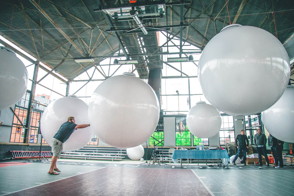 Beach Ball Synth Exhibit