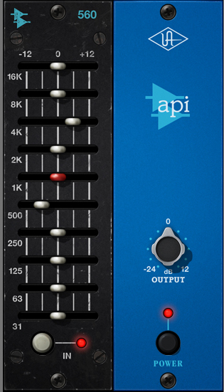 Universal Audio API 560 plugin