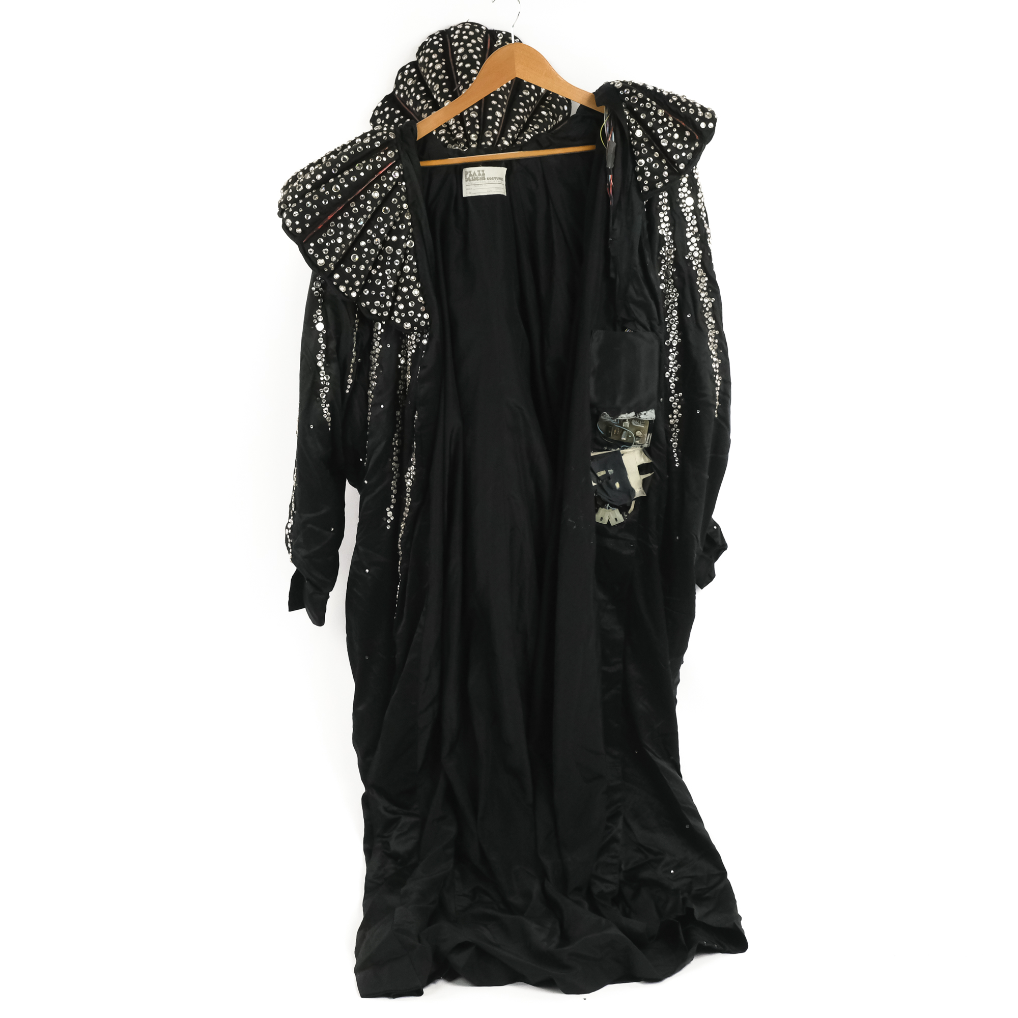 Sheila E.'s Black Rhinestone Gown with Lights