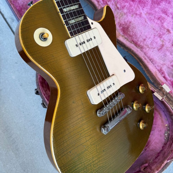 Gibson Les Paul with Tune-O-Matic Bridge Goldtop 1955