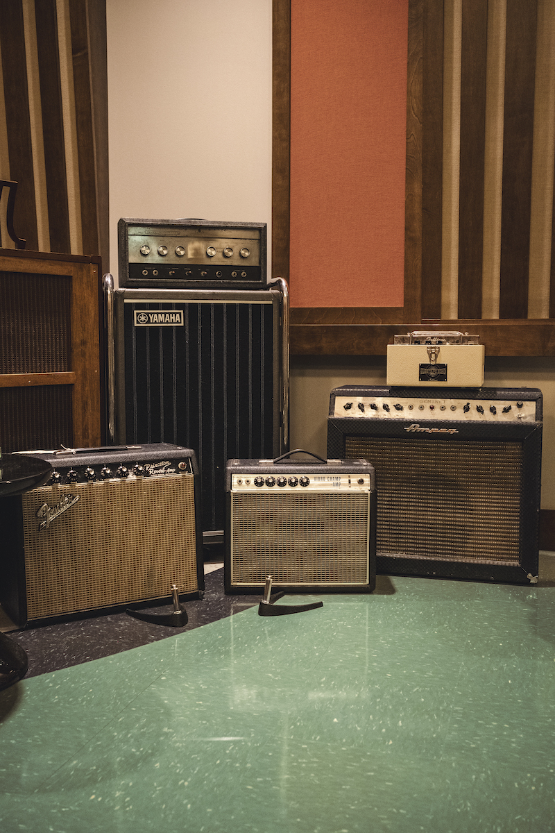 A selection of Southern Grooves' vintage amps.