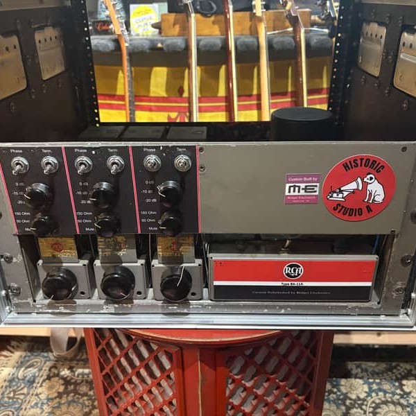 Three RCA BA11A Tube Preamps Racked W/Spare Module