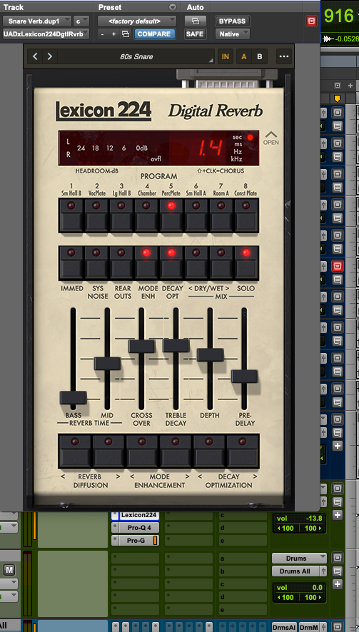 Intruder reverb
