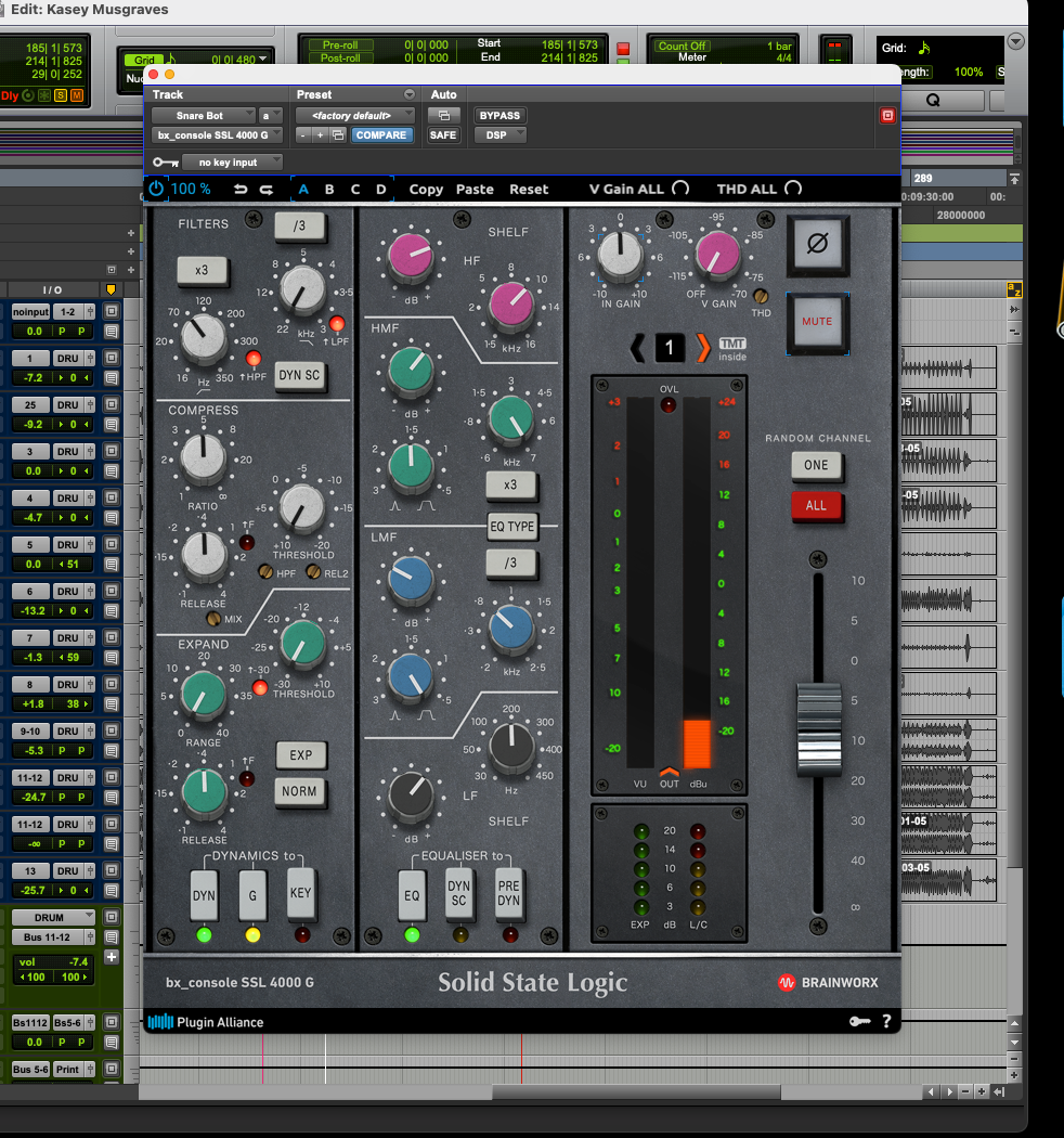 Kacey snare, bottom
