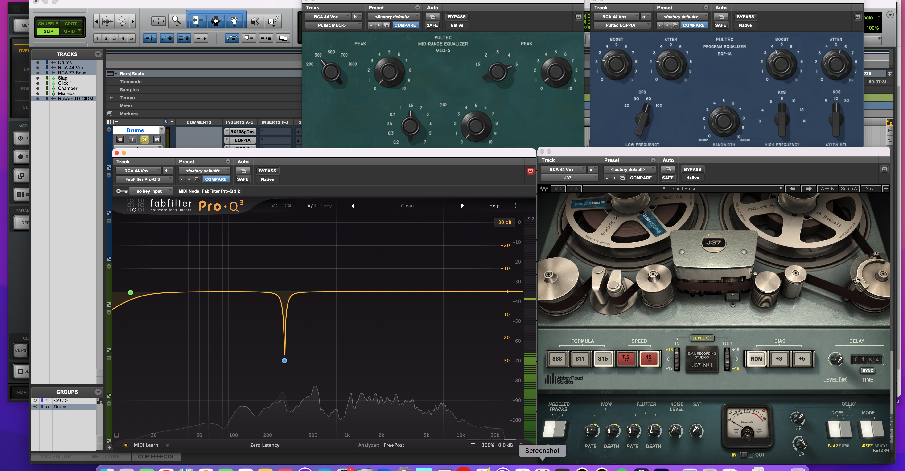 'Rock Around the Clock' vocal mic