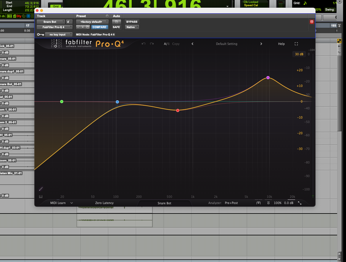 Intruder bottom Snare