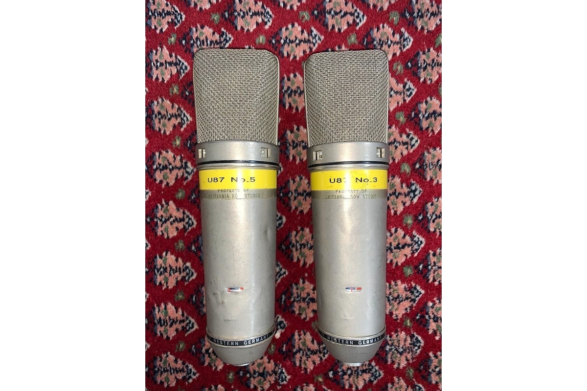 Neumann U87s (Pair, Ex-Pink Floyd)