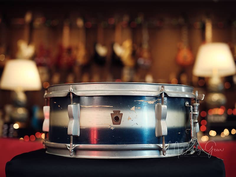 20s Ludwig 5x14 Duco Blue/Silver Fade