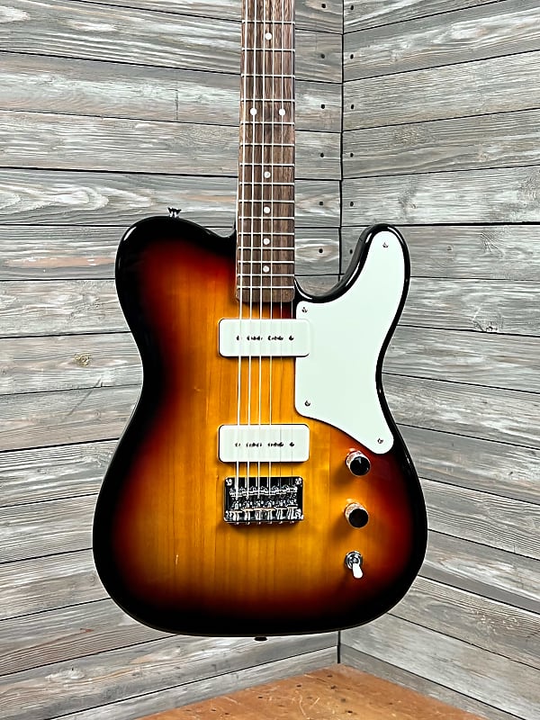 Squier Paranormal Baritone Cabronita Telecaster in Sunburst