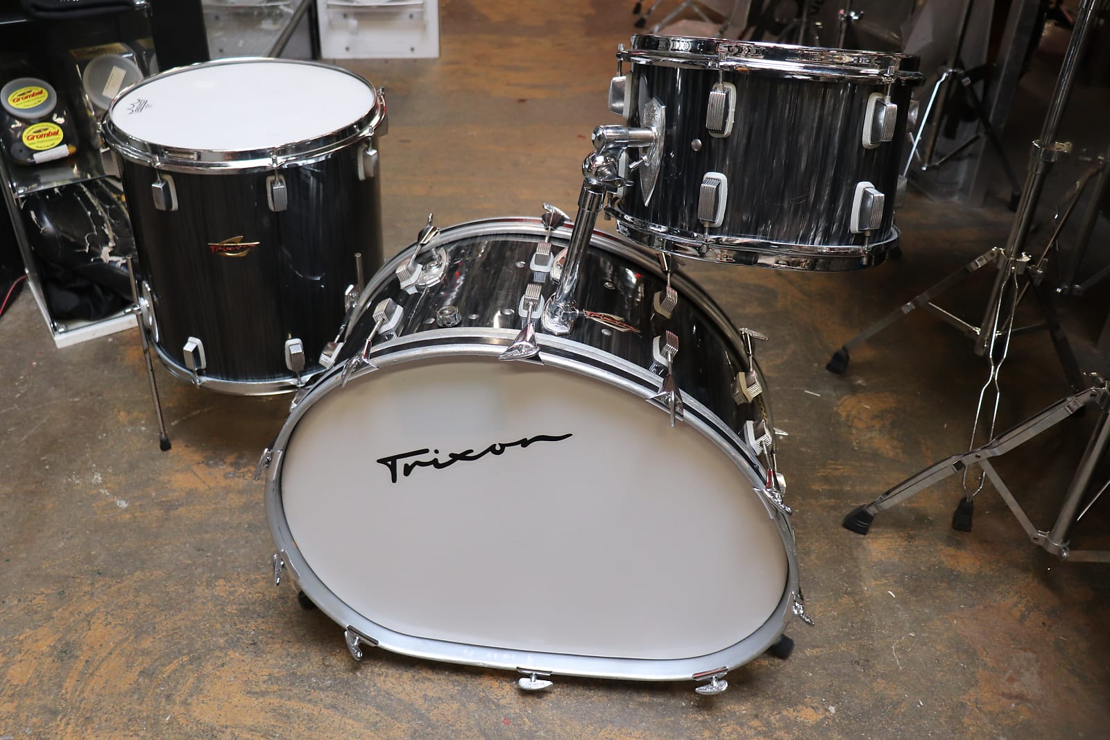 3-piece trixon speedfire drum set