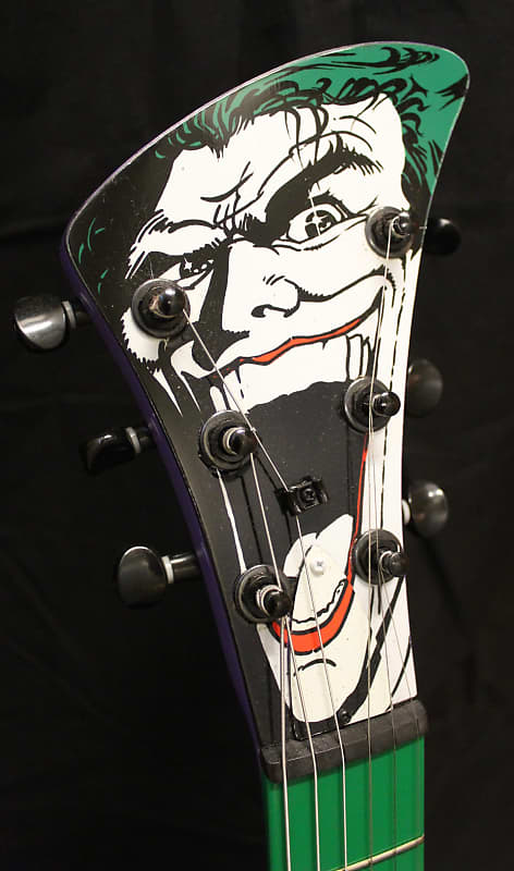 1989 Bolin Batman and Joker Limited Edition no's 18 of both Guitars