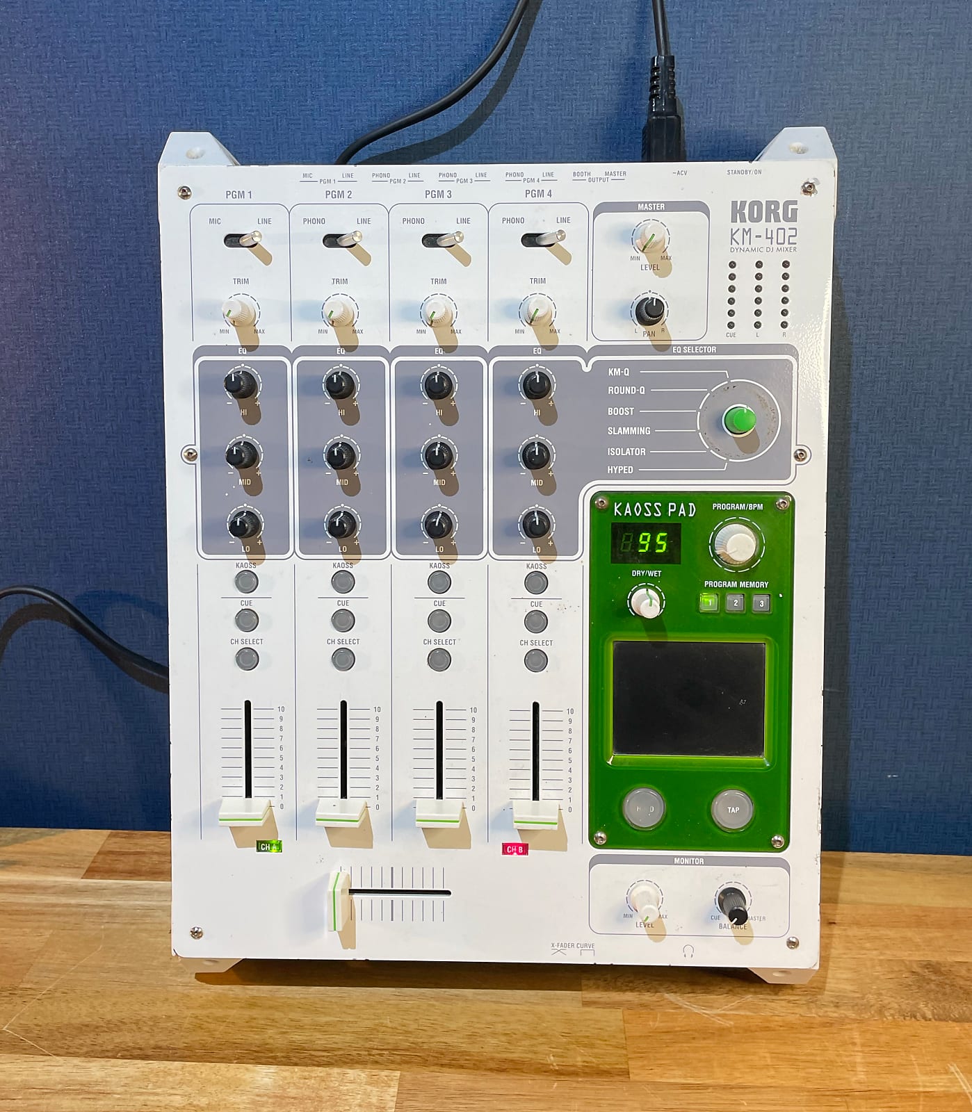 Korg KM-402 with Kaoss Pad