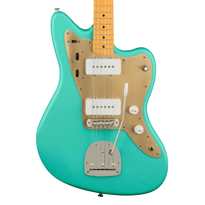 Squier 40th Anniversary Jazzmaster Maple in Seafoam Green