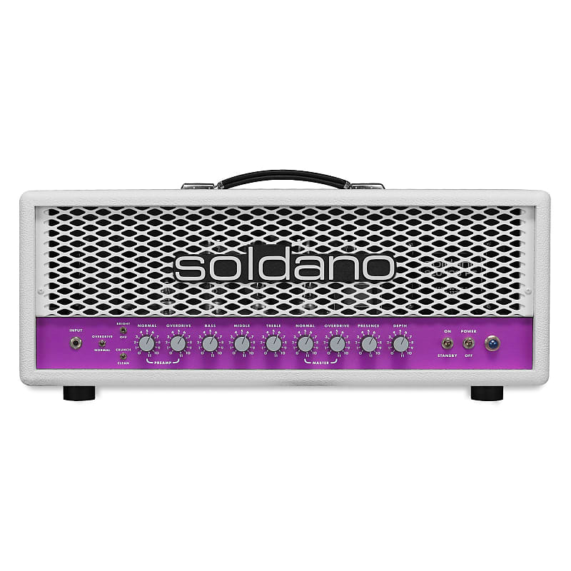 Soldano SLO-100 - Signed Purple Panel - White Head