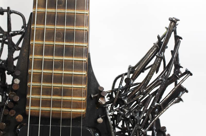 Guitar Made of Nails - Tetanuscaster - One of a Kind Art Guitar