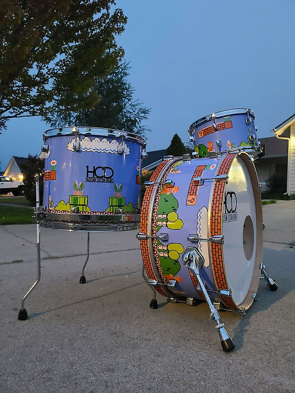 Hacksaw Drums Mario Drum Set