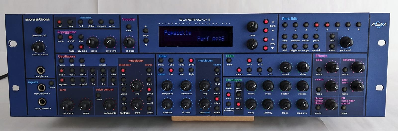 This is the 	
Supernova II 24-Voice Rackmount Synthesizer