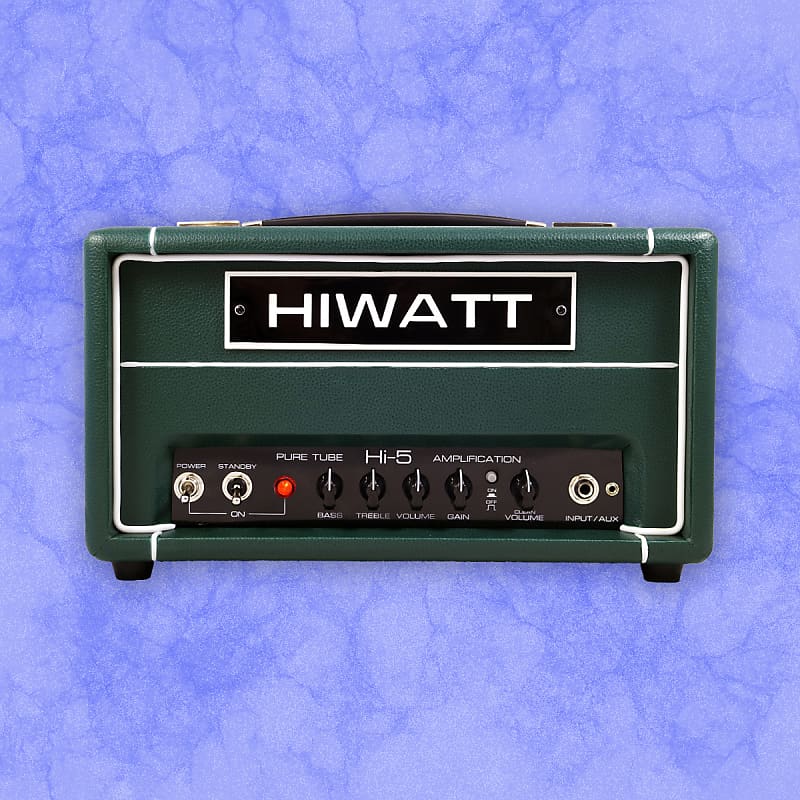 Hiwatt Limited Edition Hi-5 420 Head in Green Tolex