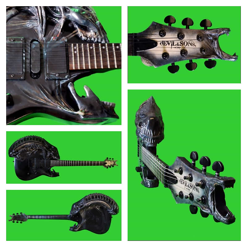 Alien-inspired guitar