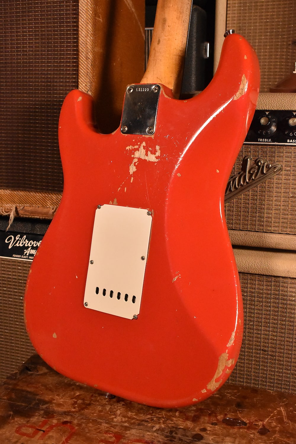 Korina Stratocaster back