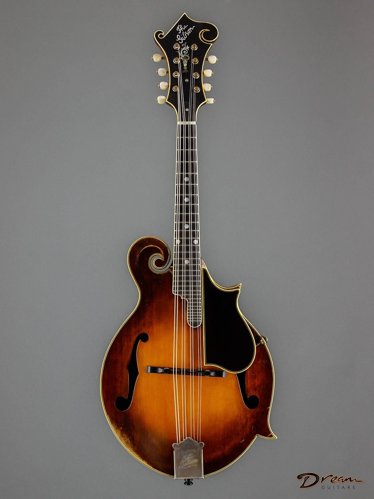 This is a 1923 Gibson F-5 mandolin.