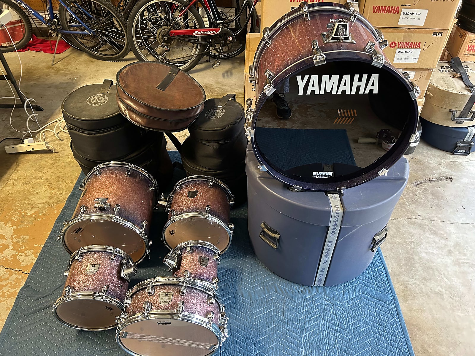 Yamaha 30th Anniversary Maple Custom Drum Set 1997