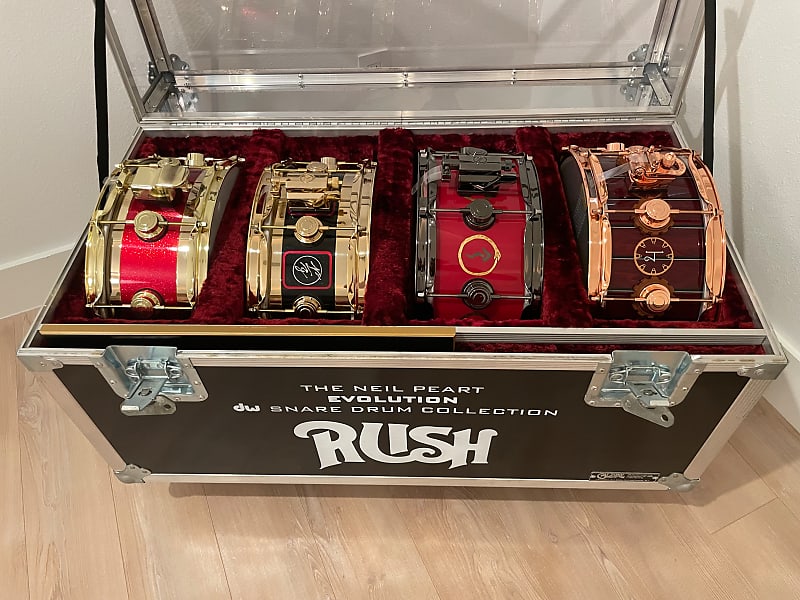 DW Neil Peart Rush Evolution Snare Drum Collection