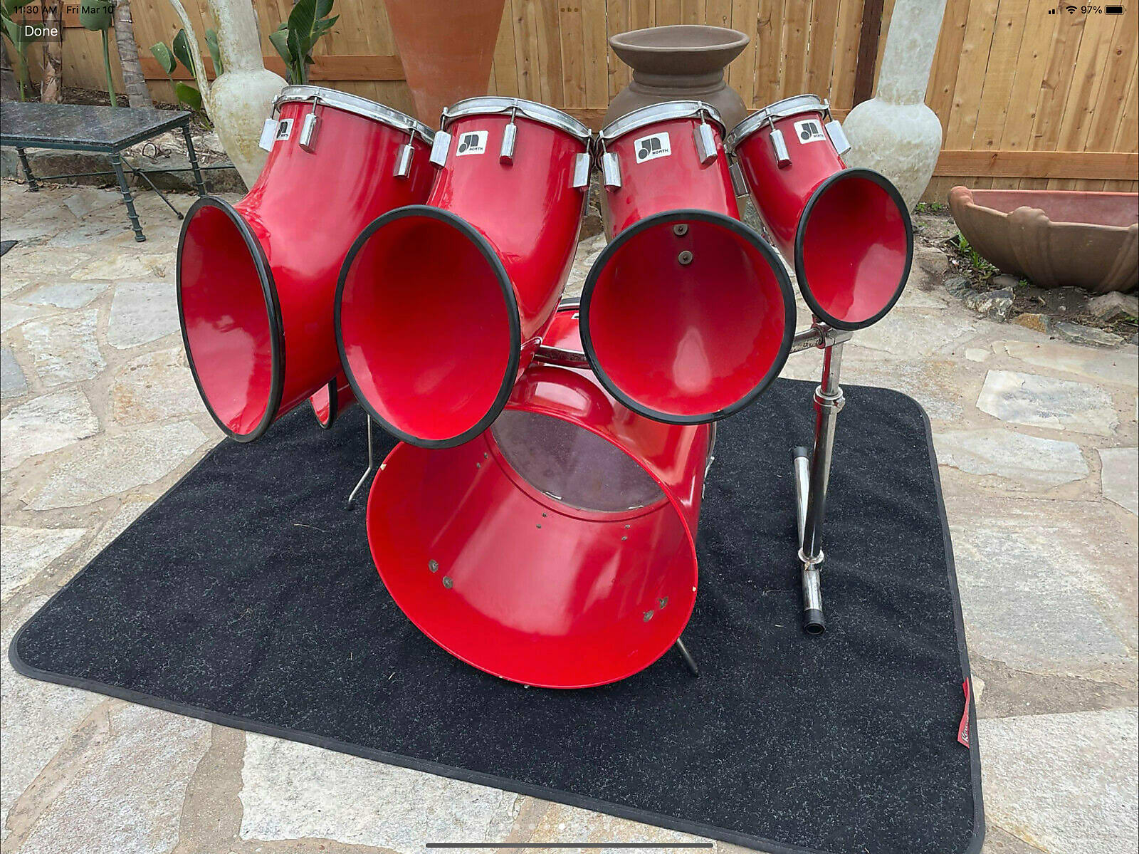 North Drums 6pc Drum Set