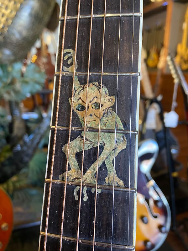 Custom Lord of the Rings Acoustic Guitar My Precious