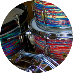 Iconic Vintage Drum Finishes