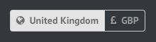 shipping region selector