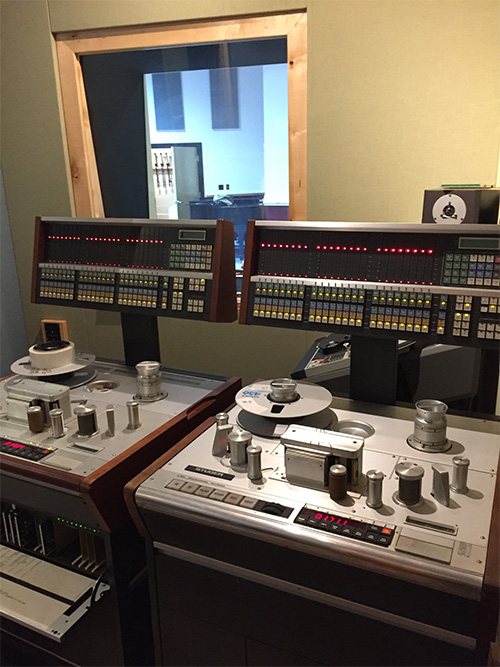 A pair of Studer A820 24-Track tape machines