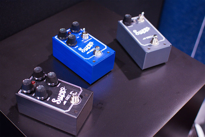 selection of Supro pedals