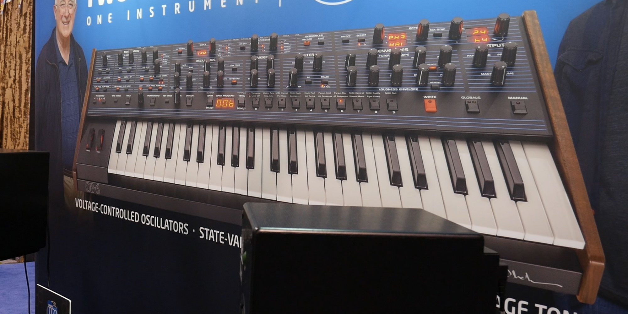 Dave Smith and Tom Oberheim on the OB-6