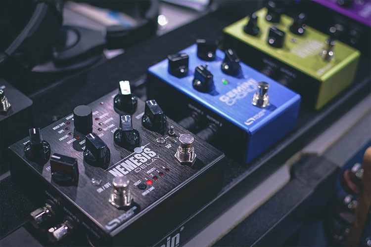 Selection of Source Audio pedals