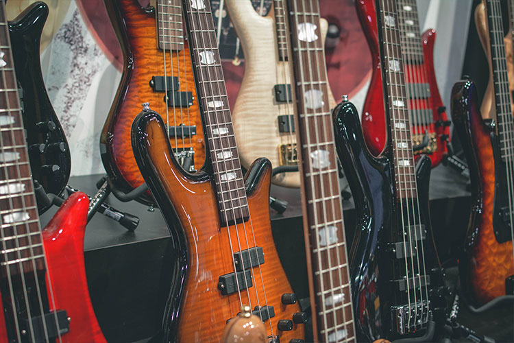 selection of Spector basses