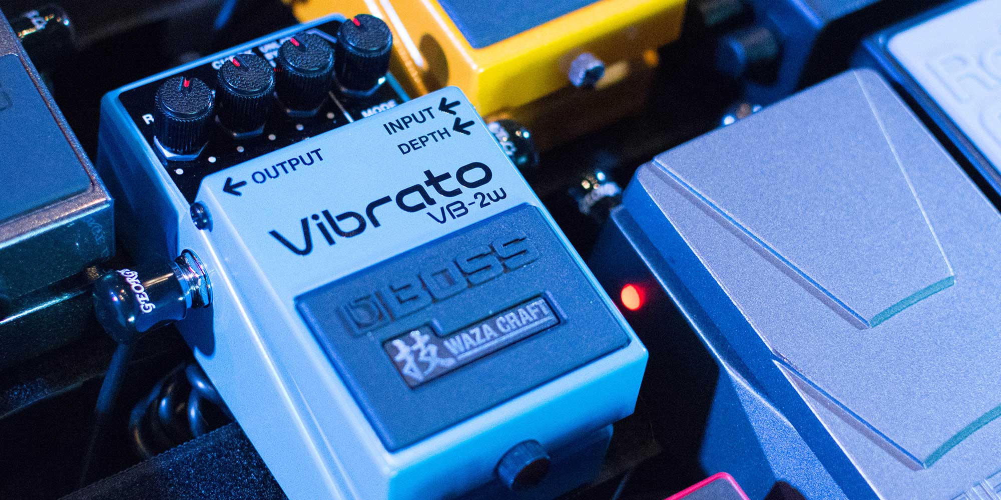Boss Waza Craft Amp, Waza Craft Vibrato VB-2W, Roland Blues Cube and the Boss VO-1 Vocoder