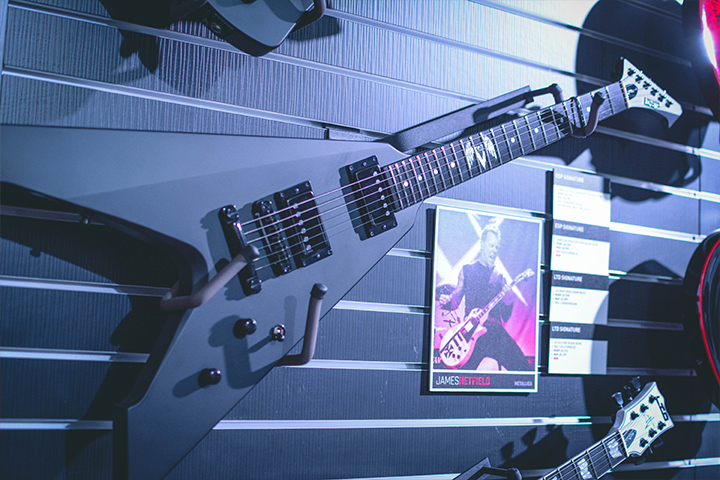 ESP James Hetfield Vulture signature guitar