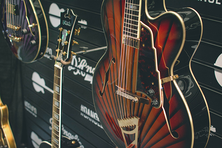 Selection of D'Angelico Guitars