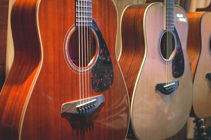 Yamaha FG acoustic guitars