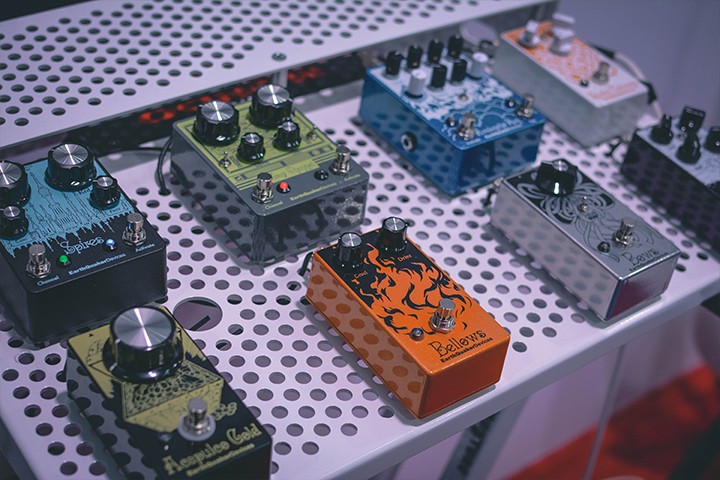 Selection of new EarthQuaker Devices pedals