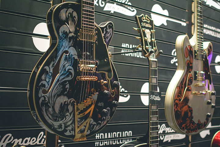 selection of D'Angelico Guitars