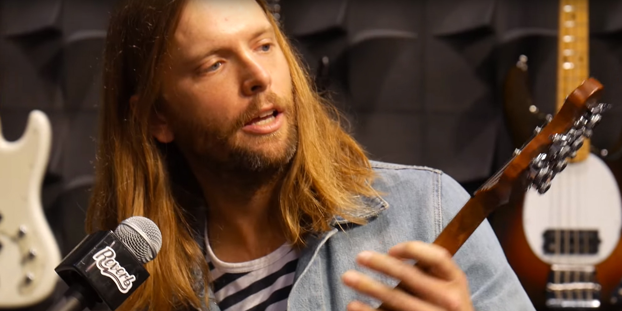 James Valentine discusses his new Ernie Ball Music Man guitar