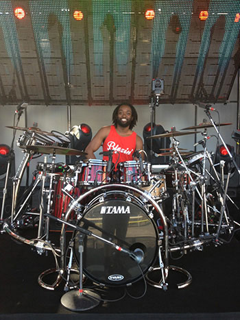 Ricky Lewis and his Tama Starclassic Performer B/B